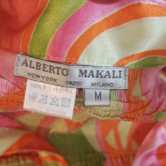 Alberto makali sleeveless crinkle top M size - Picture 5 of 8